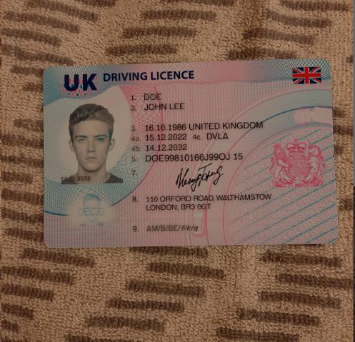 buy UK driving license
